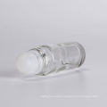 Empty Clear Round Glass Roll On Bottle Stick For Perfume